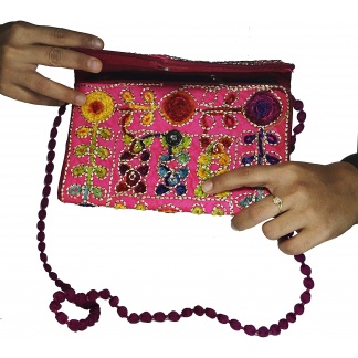 Embroidered Clutch/Pouch/Purse